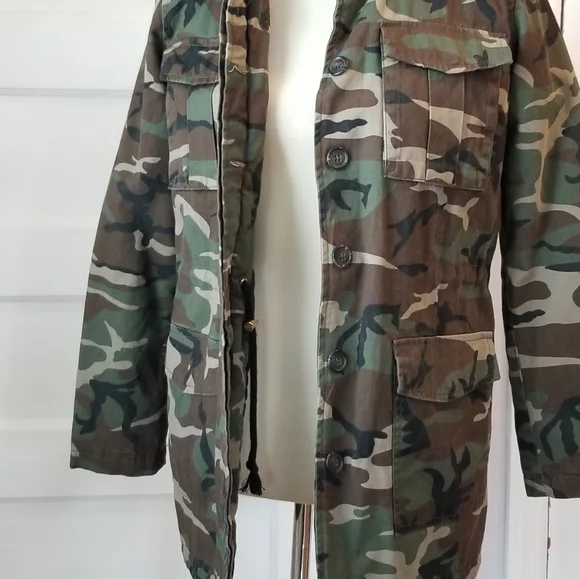 Charlotte Russe Camo Utility Jacket, Size S - Picture 10 of 14